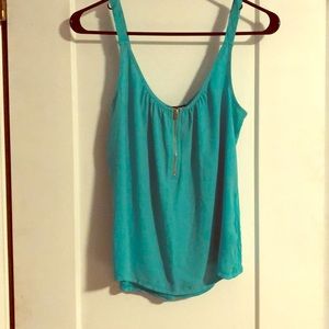 Turquoise tank -worn once